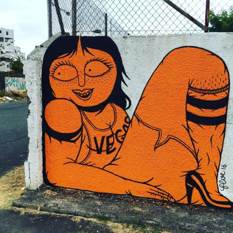 Mur - Floe - Street art Reunion Island